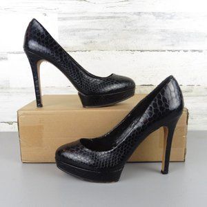 Vince Camuto womens 9 platform heels "Darling" black